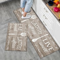 KüChenmatten Set Rutschfest Waschbar 2-Teilig 50X80 50X150 Cm Bodenmatte BüRo