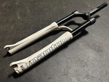 MANITOU BLACK ELITE 120MM FORK (1 1/8) 26" DISC WHITE MTB ENDURO XC GRAVEL BIKE!