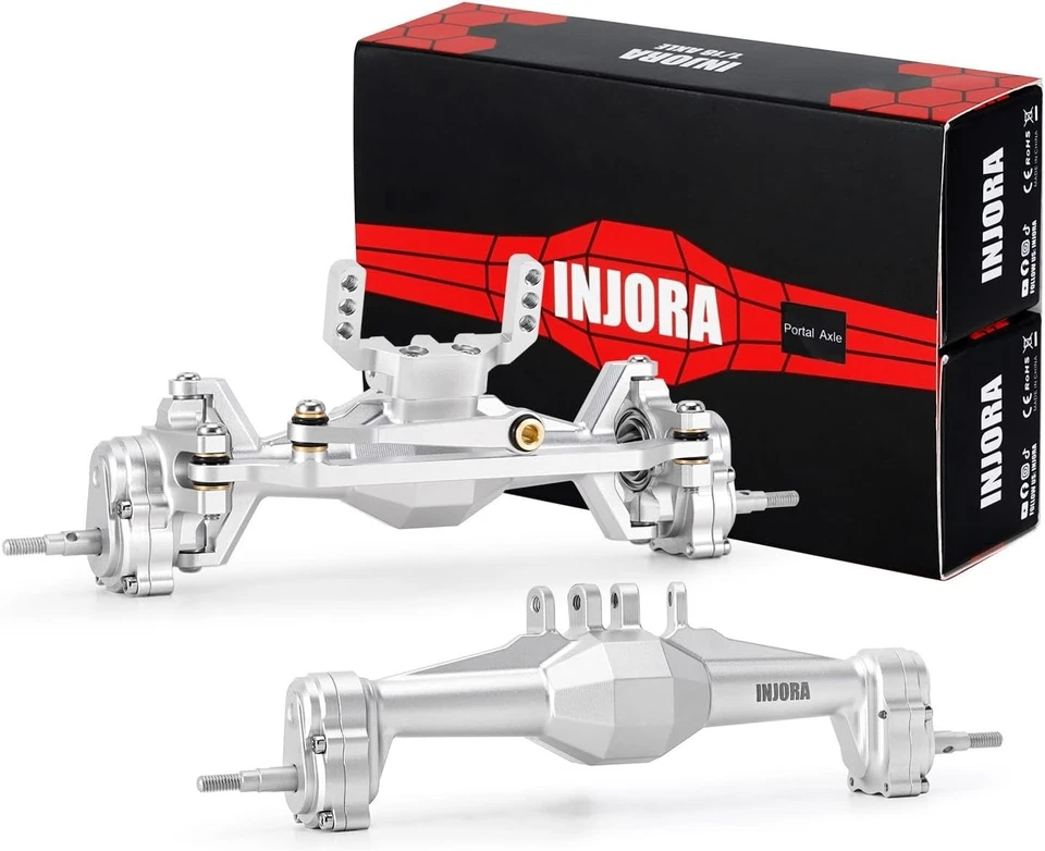 Upgraded Silver 5mm Diamond Portal Axles for 1/18 RC Crawler - Image 3 of 4