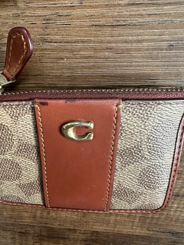 Estuche Coach Mini Skinny Id en lona exclusiva CI185-B4NQ4 Foto 4 de 4