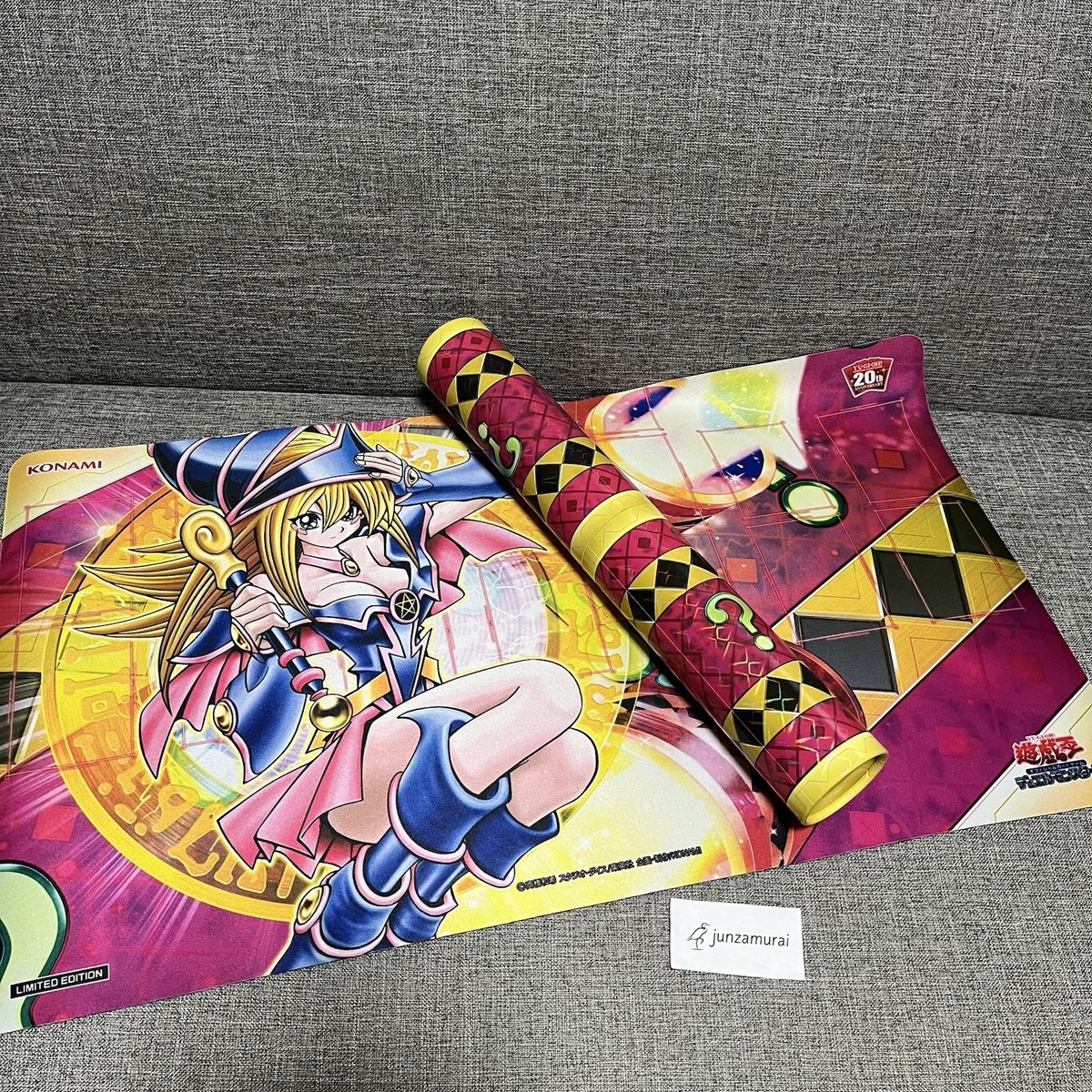 Yu-Gi-Oh Dark Magician Girl Playmat Cylinder Set Limited Official