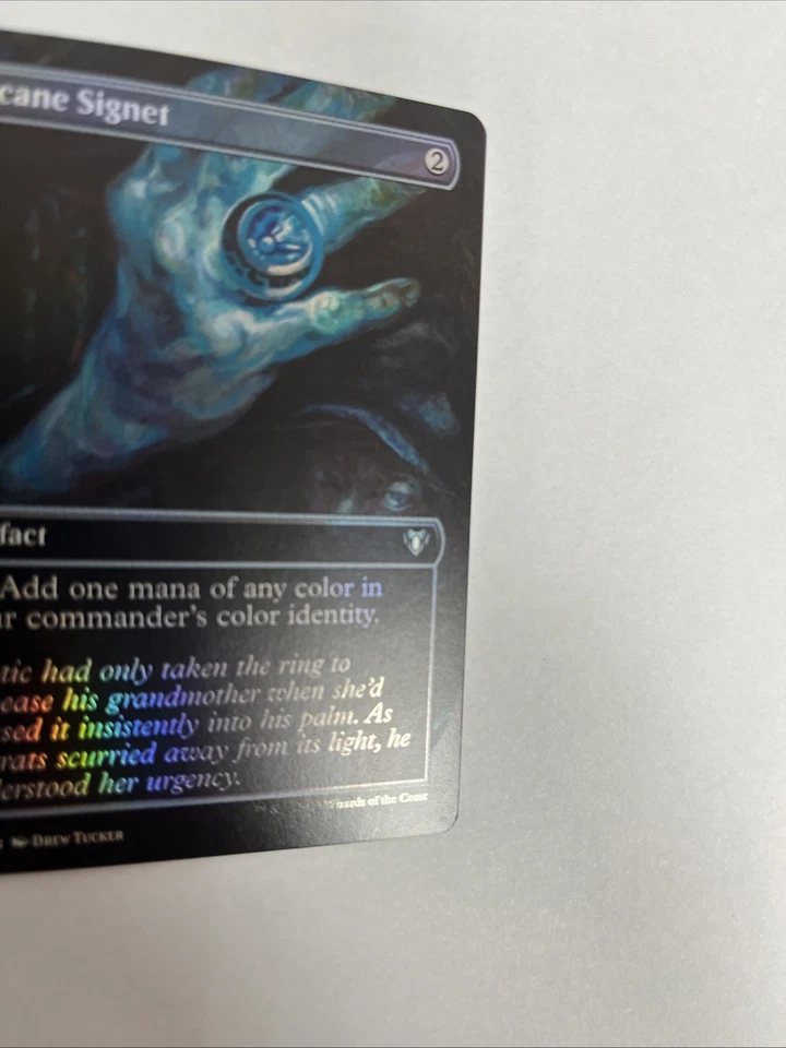 Arcane Signet Borderless Foil Commander Masters Card #0653 MTG LP - Image 2 of 4