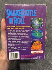 Nintendo NES Snake Rattle &lsquo;n&rsquo; Roll PAL UKV CIB (NES, 1990) 