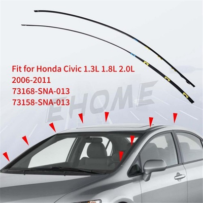 #ad For 2006 2011 HONDA CIVIC Molding Lamp;R Drip Side Set 73168 SNA 013 73158 SNA 013 $99.99