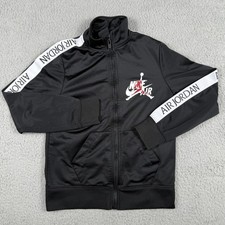 Nike Air Jordan Jacket Boys Large Full Zip Track Jumpman Athletic Basketball