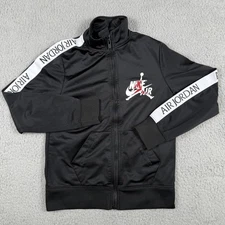 Nike Air Jordan Jacket Boys Large Full Zip Track Jumpman Athletic Basketball