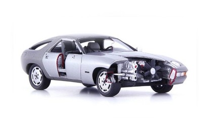 1980 Porsche 928 PES Cutaway Box Set 1:43 AutoCult 99120