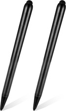 2 Pcs Smartboard Pen, Black High Sensitivity Precision Stylus Pen 2 in 1 Electro