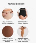 Shapermint Brief Size M/L High Waisted Shaper Panty Tummy Control All Day Black  — photo 4