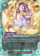 Future Card Buddyfight Never Say Never X-BT04A-SS03/0021EN R Magic World