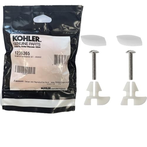 KOHLER GENUINE PART 1236365 BUMPER HARDWARE KIT 