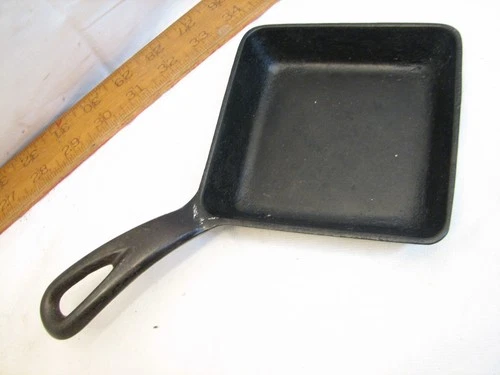 Vintage Griswold Cast Iron Square Egg Skillet Fry Pan Breakfast Sandwich