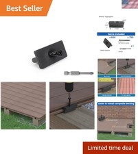 500PCS Hidden Deck Fasteners for Composite Decking Boards Universal Hidden Po...