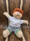 Cabbage Patch Kids 1989 Designer Line HM 18 Red Hair Blue Eyes Fuzzy TLC Doll