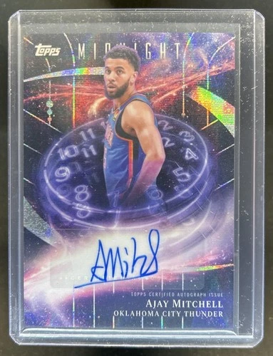 2025 Topps Midnight Basketball Moon Beam Ajay Mitchell #SM-AM