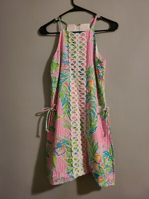 Lilly Pulitzer. Pearl Romper, Don't Stop Beleafing Sz 00 (t)