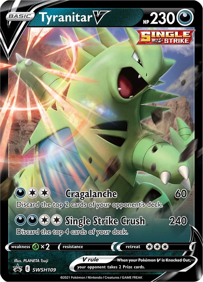 Tyranitar V SWSH109 SWSH: Sword & Shield Promo Cards