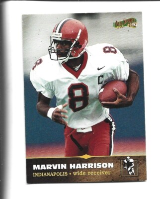 1996 The Score Board #142 Marvin Harrison rookie card