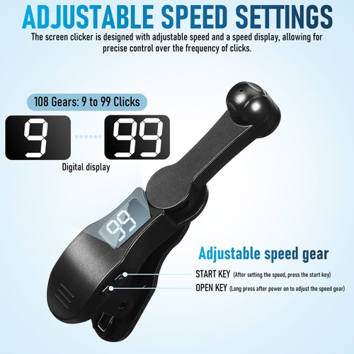 Mobile Phone Clicker Screen For Broadcasting Portable Smartphone Tool - 第 8/11 張圖片