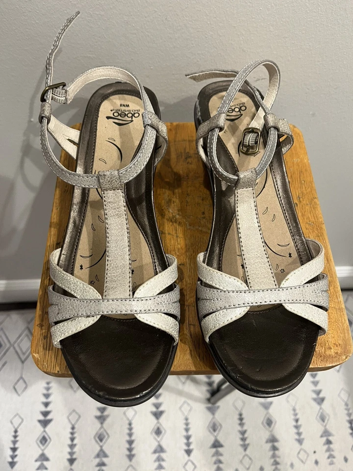 Sandalia Abeo Biosystem Georgie Neutra Mujer Talla 8 Correa Metálica Foto 4 de 4