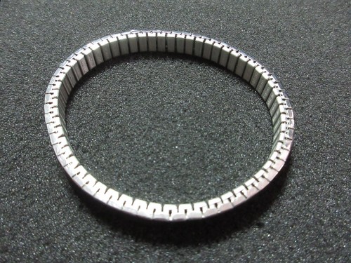 NOMINATION BRACELET Stainless Steel Pink Crystal ? Link Stretch Made in Italy - Picture 6 of 7