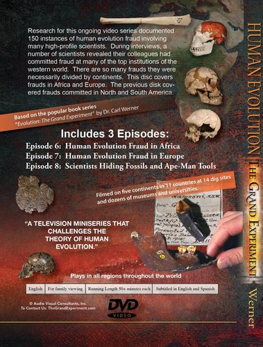 Episodes 6/7/8 Human Evolution DVD (Evolution: The Grand Experiment Series) - Picture 2 of 2