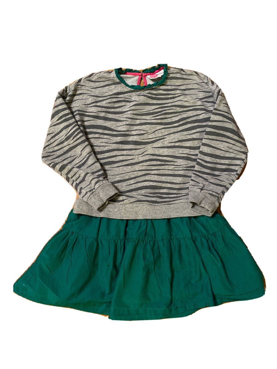 Mini Boden Casual Sweatshirt Dress Girls 9-10 Grey Green Stripe Animal Print | eBay Mini Boden Casual Sweatshirt Dress Girls 9-10 Grey Green Stripe Animal Print | eBay