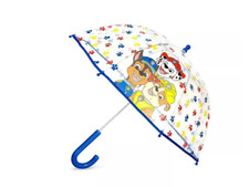 Nickelodeon Paw Patrol Clear Umbrella, Kids Rain Wear for Little Girls Ages 4-10