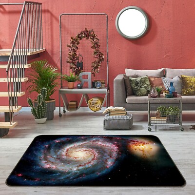 3D Red Galaxy ZHUA2234 Game Non Slip Rug Mat Photo Carpet Zoe