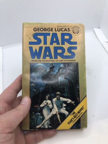 Roman Star Wars 1ère édition (1976) 10ème impression par George Lucas bon état - Photo 1 sur 8