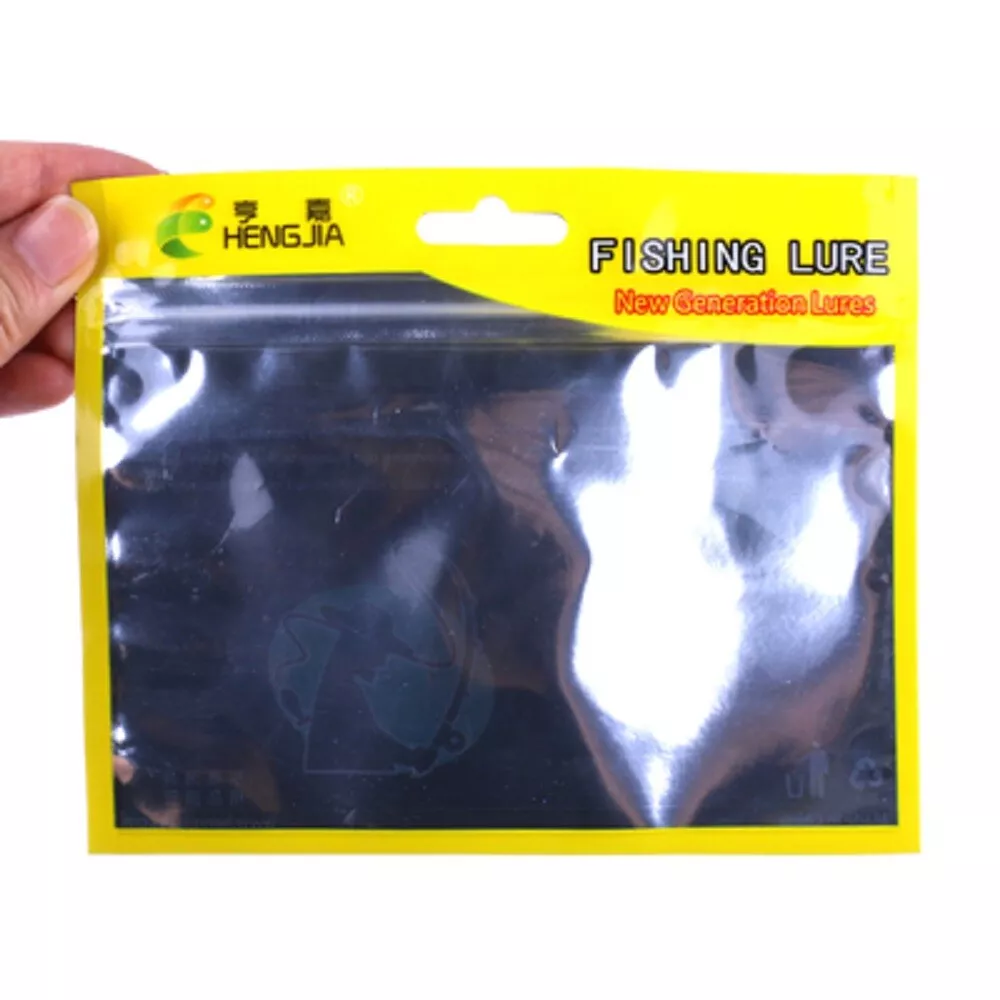 100PCS/Lot Plastic Soft Fishing Lure Bait Bags Storage Zipper Packaging  Bags