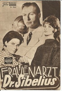Doctor Frauenarzt  Sibelius 1962 Lex Barker Kino Neues Film Programm  AUSTRIA
