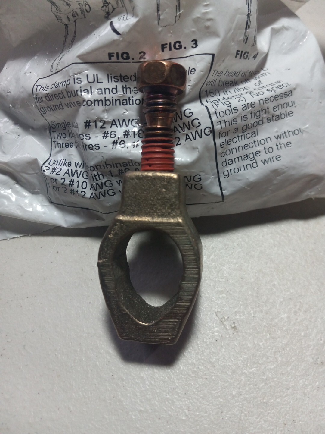 5/8" Acorn Ground Rod Clamp Brass Direct Burial Grounding Lot Of 100 eBay