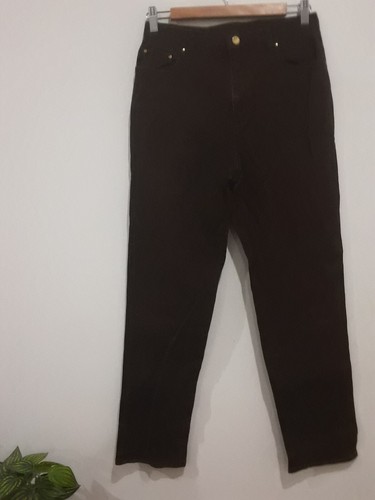 Ralph Lauren Jeans Womens Size 8 W30 L30 Brown Denim Straight Leg Vintage - Foto 5 di 11