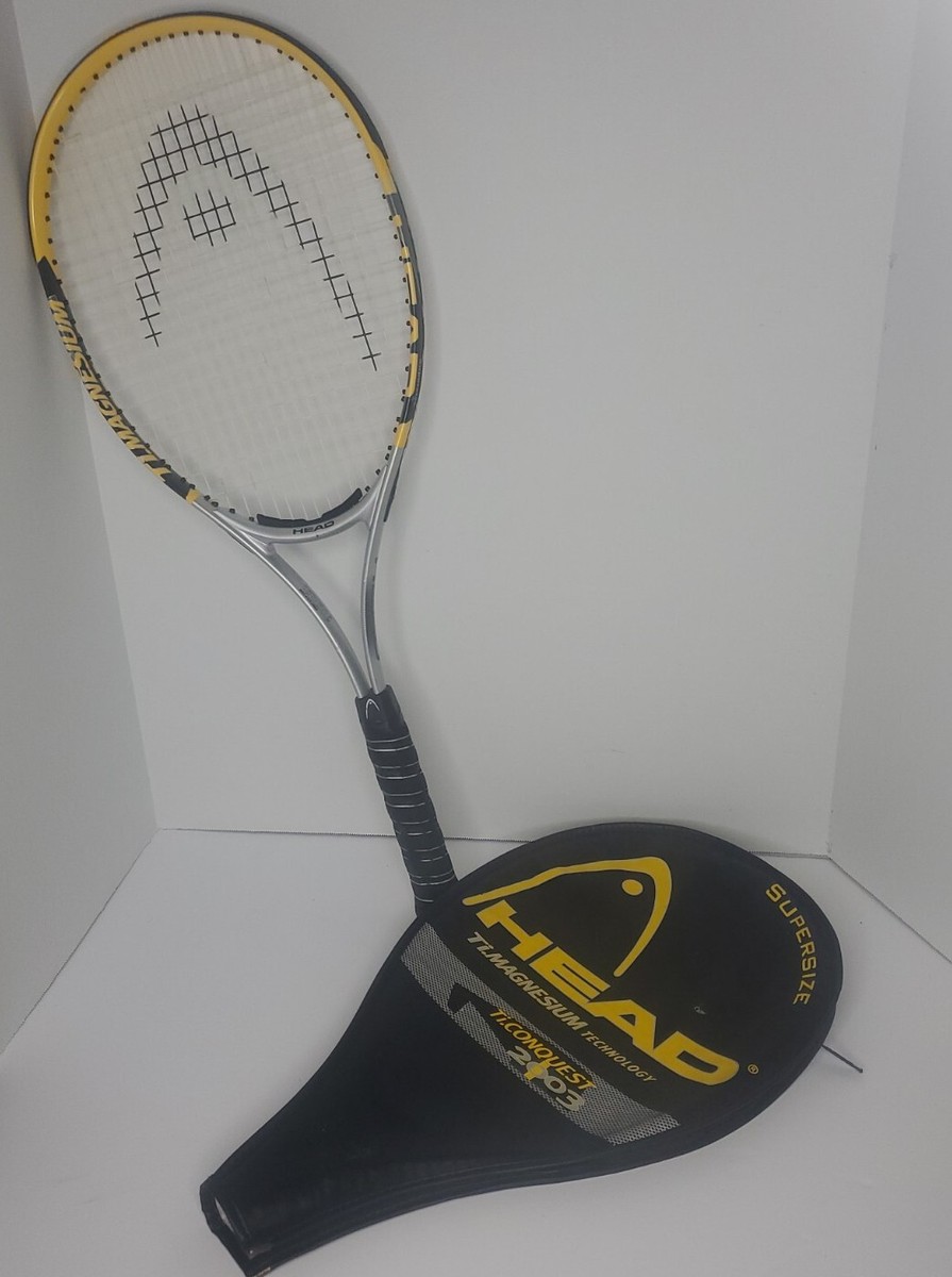 Head TI Conquest 2003 Supersize Tennis Racquet 21” Length w/ Cover