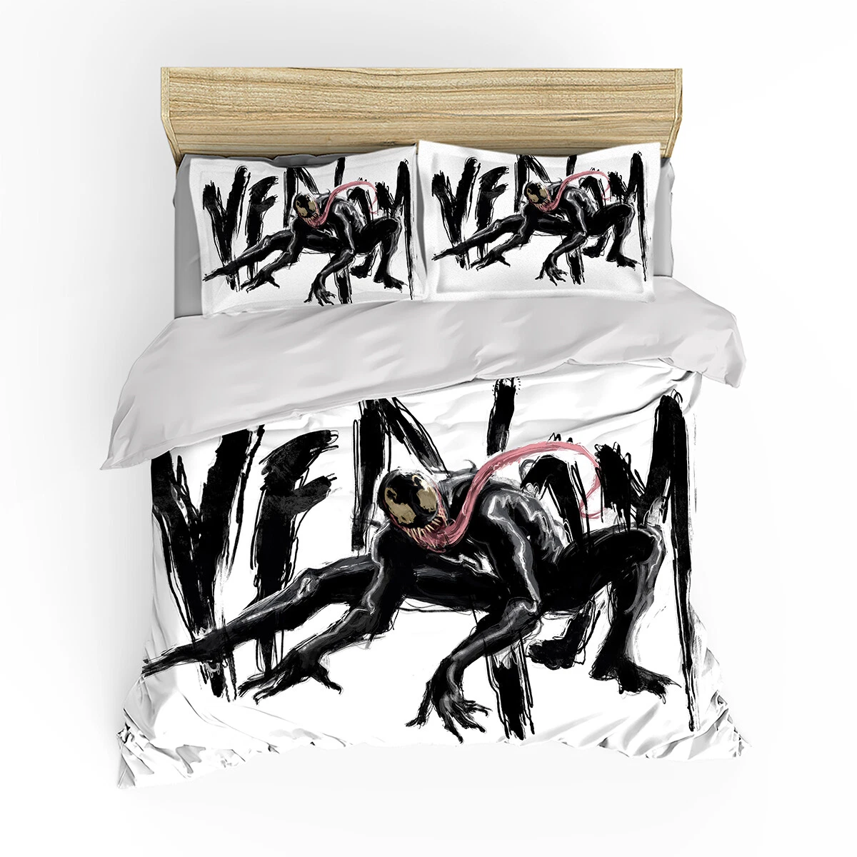 Cartoon Venom Bedding Set, Gift for Friends