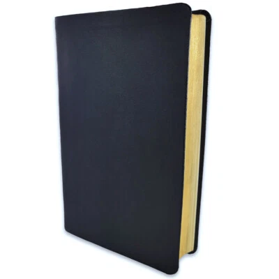 AMERICAN BIBLE SOCIETY Biblia Letra Grande RV1960 piel genuina negro