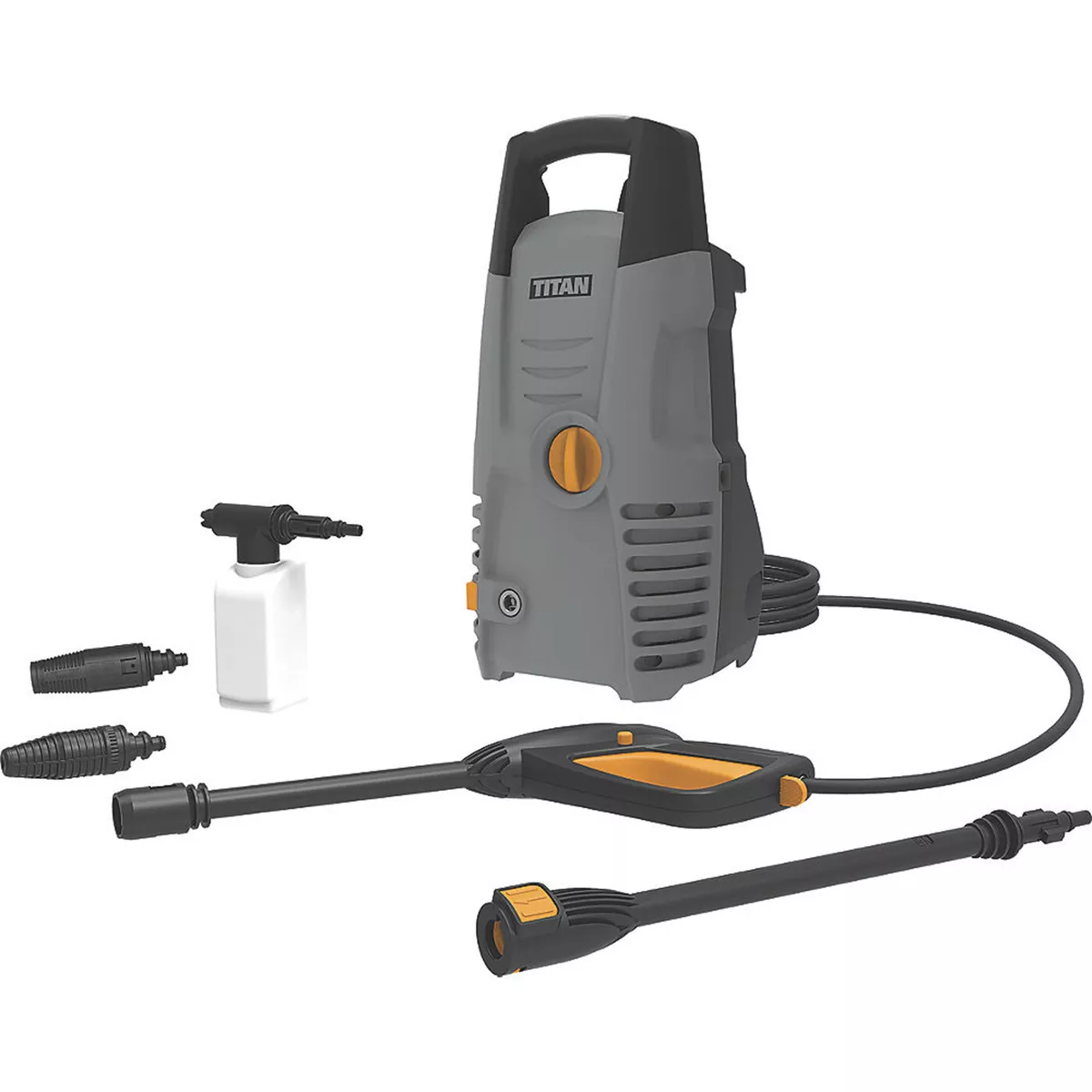 Titan High Pressure Washer Jet Wash Electric Car Boat Patio Cleaner 1.3kW 230V