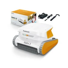 Poolmate Hydro 3 Robotic Pool Cleaner for Inground/Above Ground Pools, 150W C...