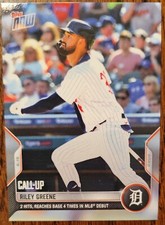 2022 Topps Now #369 Riley Greene - 2 Hits & Reaches Base 4X - MLB Debut/Call Up