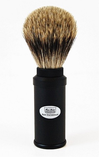 Hans Baier Shaving Brush for Travel Badger Hair Lightweight Travel Germany - Picture 3 of 4