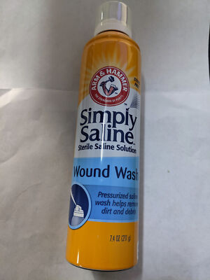 Arm & Hammer Simply Saline Wound Wash, Sting-Free, 7.4 Oz