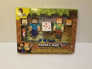 Minecraft 10 Year Celebration Hero 2 Pack Action Figures for sale online