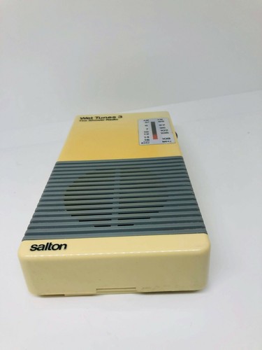 WET TUNES 3 AM/FM Shower Radio by SALTON Vintage 1985, TESTED, WORKS GREAT! - Picture 6 of 8