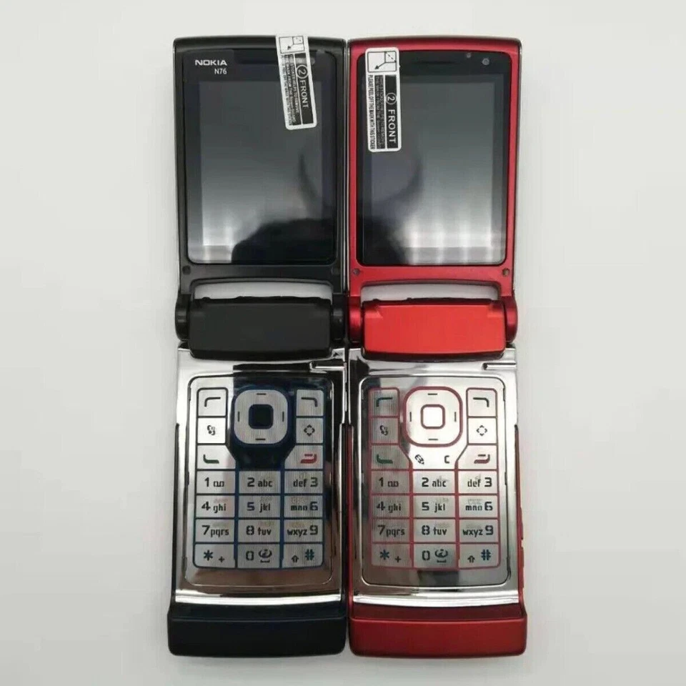 Unlocked Original Nokia N76 Bluetooth 2MP 2G GSM 850/900/1800/1900 Flip Phone - Image 2 of 4