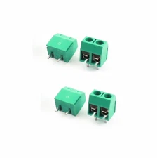 10PCS Green KF301-2P 2 Pin Plug-in Screw Terminal Block Connector 5.08mm NEW