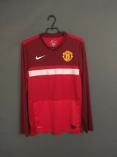 Manchester United Jersey Training SMALL Long Sleeve Nike 436844-677 ig93