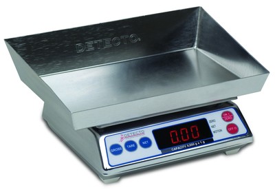 Detecto AP-4KD Compact Wet Diaper/lap Sponge Scale 4,000 g x 1 g capacity