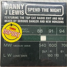 Danny J Lewis Spend The Night 6 track Maxi Single Cd NEW! Top Cat H-Man MORE!