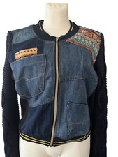 Veste Ouatée Bleue LBP Magnet Vintage - Taille 40, Doublure Polaire, Fermeture Magnétique - Occasion Très Bon état
